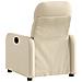 Poltrona Reclinabile In Tessuto Crema - Foto miniatura 2