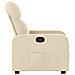 Poltrona Reclinabile In Tessuto Crema - Foto miniatura 6