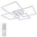 Plafoniera Led Dimmerabile Per Soggiorno 48w, Lampada Da Soffitto Moderna Con Telecomando - Foto miniatura 1