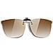 Occhiali Da Sole Polarizzati Clip-on Brown - Foto miniatura 3