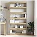 Libreria Quercia Sonoma Legno Ingegnerizzato 100 x 30 x 198 cm - Foto miniatura 4