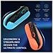 Switch2 Mouse Magnetico Per Impugnatura Destra E Sinistra - Set Da 2, Mini Mouse Portatile Blue+orange - Foto miniatura 4