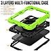 Custodia Per Samsung Galaxy Tab A7 Armatura Con Supporto Girevole Verde - Foto miniatura 2