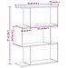 Armadio per Libri Grigio 70 x 14 x 97 cm Legno multistrato - Foto miniatura 8