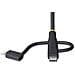 Cavo di Ricarica USB robusto da 1m, Da USB a Lightning /Micro-USB /Tipo-C, certificato Apple MFi, rivestimento in aramide, cavo universale di ricarica USB 3 in 1 per iPhone /iPad /Android - Foto miniatura 5
