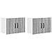 Pensile cucina con porta 2 pcs Grigio Sonoma 60 x 31 x 40 cm - Foto miniatura 1