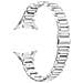 Elegante Bracciale A Tripla Maglia In Acciaio Inossidabile Compatibile Con Samsung Galaxy Watch8/8 Classic Silver - Foto miniatura 1