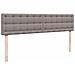 Struttura Letto Pouf con Materassi Tortora 180x200cm in Tessuto - Foto miniatura 9