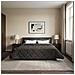 Duvet Estivo Antracite 200 x 200 cm Microfibra e Fleece Teddy - Foto miniatura 4