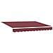 Cornice per Tenda Manuale con LED Borgogna e Bianco 2,5 x 2 m - Foto miniatura 5