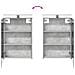 Set di mobili per il bagno 4 pcs Grigio Cemento - Foto miniatura 9