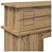 Cornice per camino Rovere Artigianale 102 x 26 x 100 cm - Foto miniatura 7