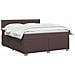 Letto box spring con materasso Marrone Scuro 180 x 200 cm - Foto miniatura 4