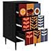 Armadio da Notte ESSEN 2 pz Rovere Nero 36 x 33 x 61 cm - Foto miniatura 5