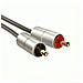 Cavo jack 3,5 mm M / 2 x RCA M, 2 metri, high quality, Aluline - Foto miniatura 3