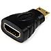 Adattatore convertitore HDMI a mini HDMI - HDMI femmina a HDMI maschio con connettori placcati in oro per camera o TV ad HD - Foto miniatura 1
