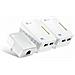Kit powerline AV600 WiFi 300Mbps 2 Porte LAN (3 Pezzi) - Foto miniatura 1