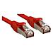Cavo Patch Cat. 6 S / FTP PIMF privo di Alogeni, rosso 1.5m - Foto miniatura 1