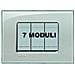 Placca 7m Grigio Ghiaccio Quadra - Foto miniatura 3
