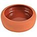 Ciotola In Ceramica 800 Ml /  19 Cm Colore Terracotta Per Conigli Nani - Foto miniatura 1