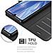 Custodia Compatibile Con Sharp Aquos R3 In Nero Carbone - Coperchio Protettiva Con Chiusura Magnetica, Funzione Stand E Tasca Per Le Carte - Foto miniatura 4