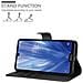 Custodia Compatibile Con Sharp Aquos R3 In Nero Carbone - Coperchio Protettiva Con Chiusura Magnetica, Funzione Stand E Tasca Per Le Carte - Foto miniatura 7