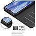 Custodia Compatibile Con Sharp Aquos R3 In Nero Carbone - Coperchio Protettiva Con Chiusura Magnetica, Funzione Stand E Tasca Per Le Carte - Foto miniatura 9