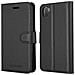 Custodia Compatibile Con Sharp Aquos R3 In Nero Carbone - Coperchio Protettiva Con Chiusura Magnetica, Funzione Stand E Tasca Per Le Carte - Foto miniatura 13