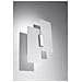 Novità! Applique Cromo Per Salotto E Corridoio - Metallo E Vetro - Fabiano Sl. 0197 Lampada A Muro Quadrata, Stile Classico, A 2 Luci Led E-27 *** Lampade - I Prezzi Più Bassi Su Amazon! - Foto miniatura 5