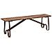 Panchina In Legno E Ferro L153xpr40xh46 Cm - Foto miniatura 1