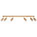 Applique Da Soffitto In Legno Berg 6 Legno Naturale 200x50x1200 Mm Legno - Foto miniatura 4