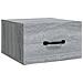 Comodino A Muro Grigio Sonoma 35x35x20 Cm - Foto miniatura 1