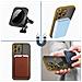 Cover Magsafe Per Iphone 13 Pro Max Silicone Protezione Camera Bordo Cromato Oro - Foto miniatura 4