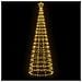 Illuminazione Albero Natale Picchetti 570LED Bianco Caldo 300cm - Foto miniatura 3