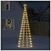 Illuminazione Albero Natale Picchetti 570LED Bianco Caldo 300cm - Foto miniatura 1