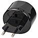 1508500010 adattatore per presa di corrente Tipo A Tipo C (Europlug) Nero - Foto miniatura 2