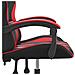 Sedia da Gaming Girevole Nera e Rossa in Similpelle - Foto miniatura 6