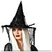 Cappello Strega Nero Adulti - Foto miniatura 1