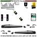 Kit Bob Automatismo Cancello 4,2 Metri 2 Ante Motori Elettromeccanici 230 V Corsa 325 Mm Spinta 1800 Nm Sblocco A Chiv - Foto miniatura 1