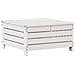 Set Salotto Giardino 8pz con Cuscini Bianco Legno Massello Pino - Foto miniatura 4
