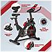 Cyclette Da Casa Professionale - Bicicletta Ad Attrito Indoor Per Fitness Da Camera Con Schermo Lcd E Portabicchieri - Volano 12kg - Struttura In Acciaio Da 80 Mm - Capacità Di 150 Kg - Foto miniatura 3