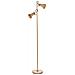 Lampada Da Pavimento Moyola Regolabile Metallo Beige - Foto miniatura 4