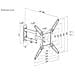 Supporto per montaggio a parete TV full motion da 23” a 55” - Foto miniatura 12