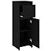 Lusso Casadino -  Mobile Da Bagno Nero 30x30x95 Cm In Legno Multistrato - Foto miniatura 5