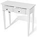 Lusso Casadino -  Tavolo Consolle Da Trucco Con 2 Cassetti Bianco - Foto miniatura 1