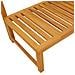 Lettino prendisole 3-in-1 in legno massello di acacia - Foto miniatura 8