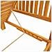 Lettino prendisole 3-in-1 in legno massello di acacia - Foto miniatura 9