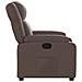Poltrona Reclinabile Marrone in Similpelle - Foto miniatura 7