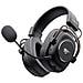 H2002YG (Black and ochre) Cuffie Con cavo e senza cavo A Padiglione Gaming Bluetooth Nero, Ocra - Foto miniatura 4