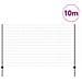Recinzione Euro con 10 pali grigi 1,4x10 m in acciaio - Foto miniatura 3